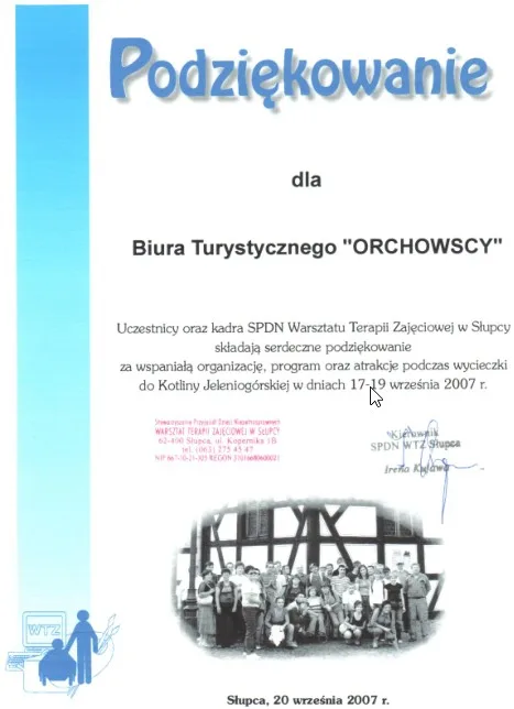 Warsztaty Terapii Zajęciowej w Słupcy