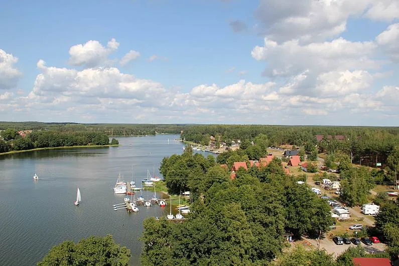 Widok na jezioro Wdzydze