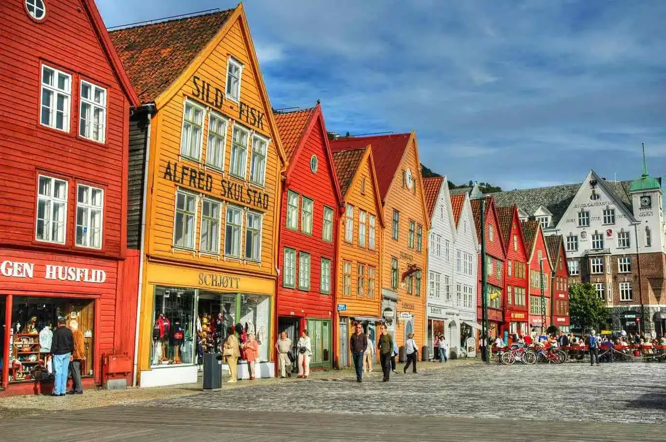 Bergen - nabrzeże Bryggen